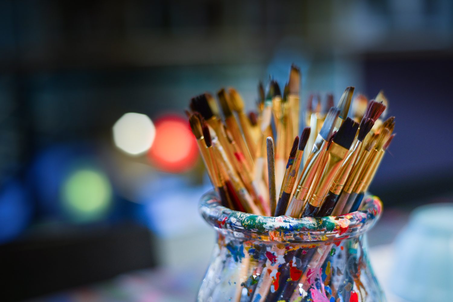 Pinceaux de l'atelier
